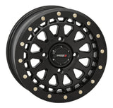 System 3 Matte Black SB-6 Beadlocks & Maxxis Liberty Performance Off Road Wheel & Tire Kit
