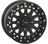 System 3 Matte Black SB-6 Beadlocks & Sedona Rockabilly Wheel & Tire Kit