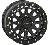 System 3 Matte Black SB-6 Beadlocks& Sedona Trail Saw Wheel & Tire Kit