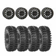 System 3 Matte Black SB-6 Beadlocks & System 3 Extreme Trail Radial XT400 Wheel & Tire Kit