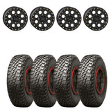System 3 Matte Black SB-7 Beadlock & BFGoodrich Mud-Terrain T/A KM3 Wheel & Tire Kit