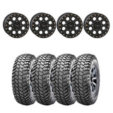 System 3 Matte Black SB-7 Beadlock & Maxxis Liberty Performance Off Road Wheel & Tire Kit