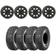 System 3 Matte Black SB-7 Beadlock & Sedona Ridge Saw Wheel & Tire Kit
