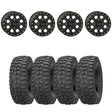 System 3 Matte Black SB-7 Beadlock & Sedona Rockabilly Wheel & Tire Kit