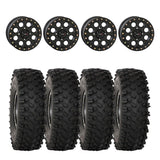 System 3 Matte Black SB-7 Beadlock & System 3 ATX470 All Terrain Xtreme Wheel & Tire Kit