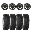 System 3 Matte Black SB-7 Beadlock & System 3 Radial XC450 Wheel & Tire Kit