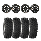 System 3 Matte Black SB-7 Beadlock & System 3 Radial XC450 Wheel & Tire Kit