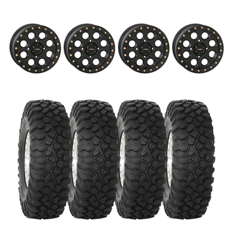 System 3 Matte Black SB-7 Beadlock & System 3 Radial XC450 Wheel & Tire Kit