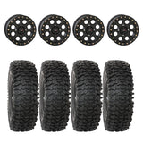 System 3 Matte Black SB-7 Beadlock & System 3 RC500S 8 Ply Rock Crawler Wheel & Tire Kit