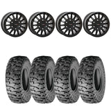 System 3 Matte Black SB-8 6-Lug Beadlock & Atturo Trail Blade Boss Wheel & Tire Kit