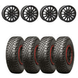 System 3 Matte Black SB-8 6-Lug Beadlock & BFGoodrich Mud-Terrain T/A KM3 Wheel & Tire Kit