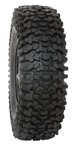 System 3 Matte Black SB-8 Beadlock 6-Lug & System 3 RC500S 8 Ply Rock Crawler Wheel & Tire Kit