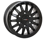 System 3 Matte Black SB-8 Beadlock 6-Lug & Sedona Trail Saw Wheel & Tire Kit