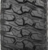 System 3 Matte Black SB-8 Beadlock 6-Lug & Sedona Trail Saw Wheel & Tire Kit