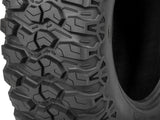 System 3 Matte Black SB-8 Beadlock 6-Lug & Sedona Trail Saw Wheel & Tire Kit