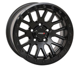 System 3 Matte Black w/Gloss Black Ring SB-9 Beadlock & System 3 DX440 Offroad Wheel & Tire Kit