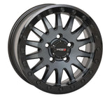 System 3 Matte Brushed Grey SB-8 5-Lug Beadlock & Sedona Rockabilly Wheel & Tire Kit
