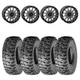 System 3 Matte Gunmetal SB-5 Beadlock & Atturo Trail Blade Boss Wheel & Tire Kit