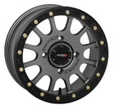 System 3 Matte Gunmetal SB-5 Beadlock & Atturo Trail Blade Boss Wheel & Tire Kit