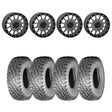 System 3 Matte Gunmetal SB-5 Beadlock & Atturo Trail Blade X/T Wheel & Tire Kit