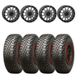 System 3 Matte Gunmetal SB-5 Beadlock & BFGoodrich Mud-Terrain T/A KM3 Wheel & Tire Kit