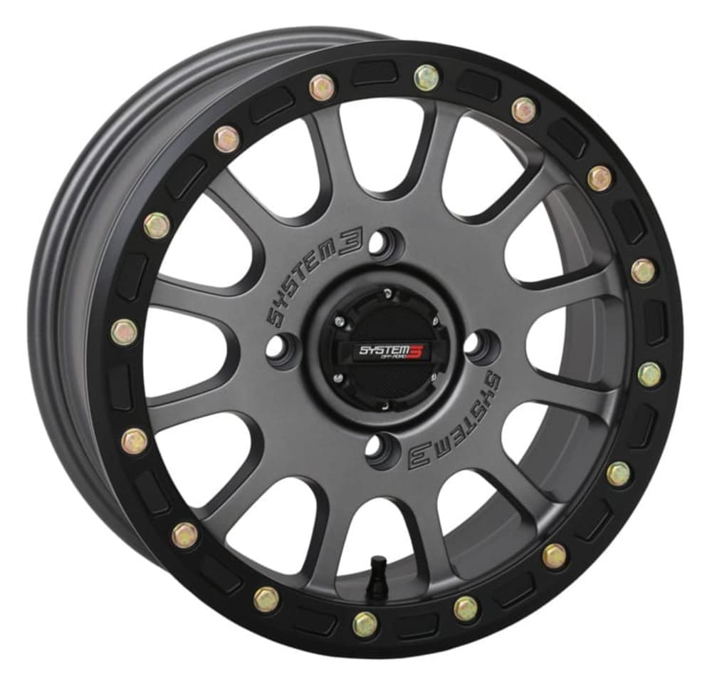 System 3 Matte Gunmetal SB-5 Beadlock & Maxxis Liberty Performance Off Road Wheel & Tire Kit