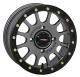System 3 Matte Gunmetal SB-5 Beadlock & Maxxis Radial Roxxzilla Wheel & Tire Kit