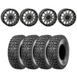 System 3 Matte Gunmetal SB-5 Beadlock & Sedona Ridge Saw Wheel & Tire Kit
