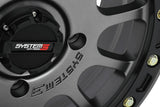 System 3 Matte Gunmetal SB-5 Beadlock & Sedona Rockabilly Wheel & Tire Kit