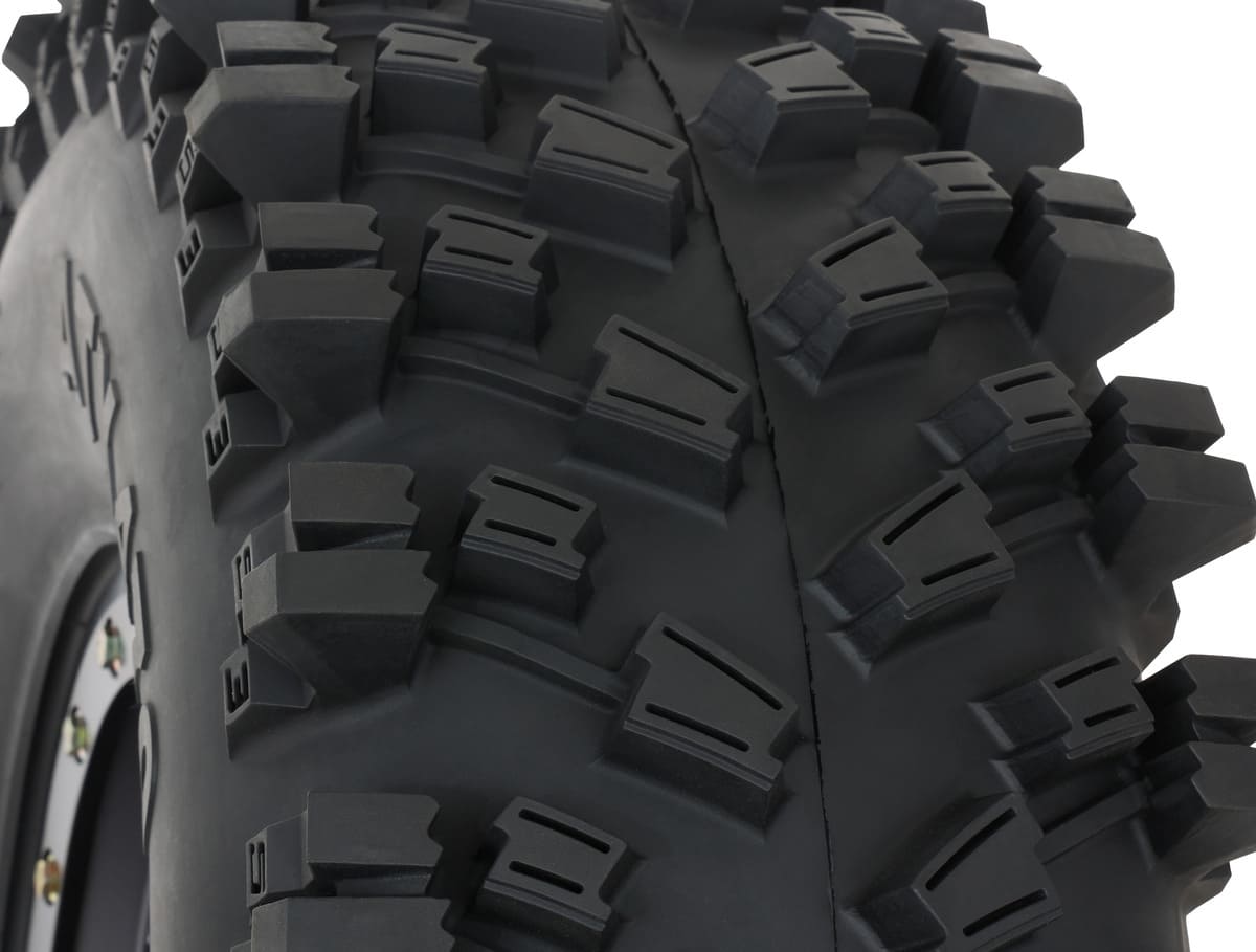 System 3 Matte Gunmetal SB-5 Beadlock & System 3 ATX470 All Terrain Xtreme Tire Wheel & Tire Kit