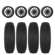 System 3 Matte Gunmetal SB-5 Beadlock & System 3 DX440 Offroad Wheel & Tire Kit