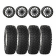 System 3 Matte Gunmetal SB-5 Beadlock & System 3 Radial XC450 Wheel & Tire Kit