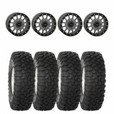 System 3 Matte Gunmetal SB-5 Beadlock & System 3 Radial XC450 Wheel & Tire Kit