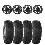 System 3 SB-5 Wheel Matte Black Beadlock & System 3 Radial XC450 Wheel & Tire Kit