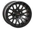 System 3 SB-9 Beadlock Wheel - Matte Black With Gloss Black Ring