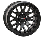System 3 SB-9 Matte Black w/Gloss Black Ring Beadlock & System 3 Radial RT320 Wheel & Tire Kit
