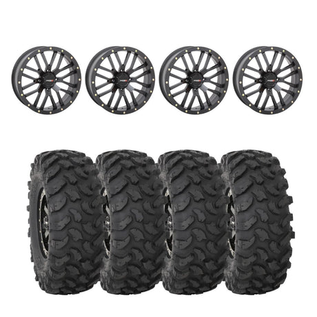 System 3 ST-3 Black & System 3 Offroad XTR370 Wheel & Tire Kit