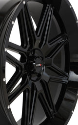 System 3 ST-7 Wheel - Gloss Black/Milled