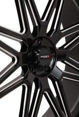 System 3 ST-7 Wheel - Gloss Black/Milled