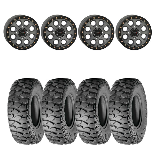 System 3 Titanium SB-7 Beadlock & Atturo Trail Blade Boss Wheel & Tire Kit