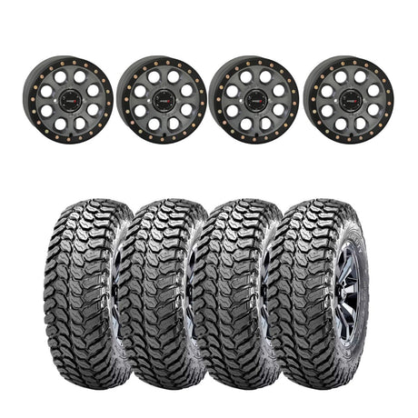System 3 Titanium SB-7 Beadlock & Maxxis Liberty Performance Off Road Wheel & Tire Kit