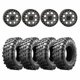 System 3 Titanium SB-7 Beadlock & Maxxis Radial Carnivore Wheel & Tire Kit