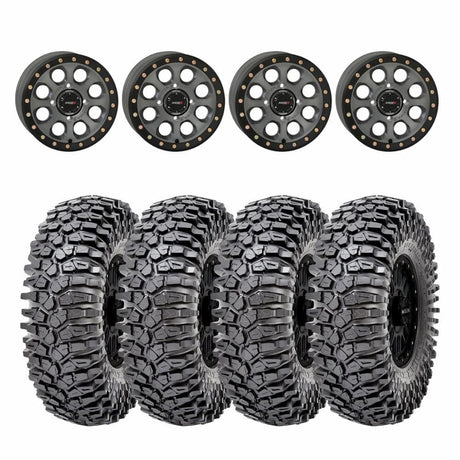 System 3 Titanium SB-7 Beadlock & Maxxis Radial Roxxzilla Wheel & Tire Kit