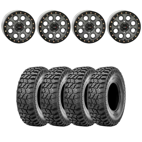 System 3 Titanium SB-7 Beadlock Sedona Ridge Saw Wheel & Tire Kit