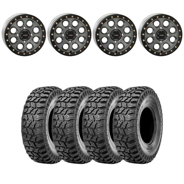 System 3 Titanium SB-7 Beadlock Sedona Ridge Saw Wheel & Tire Kit