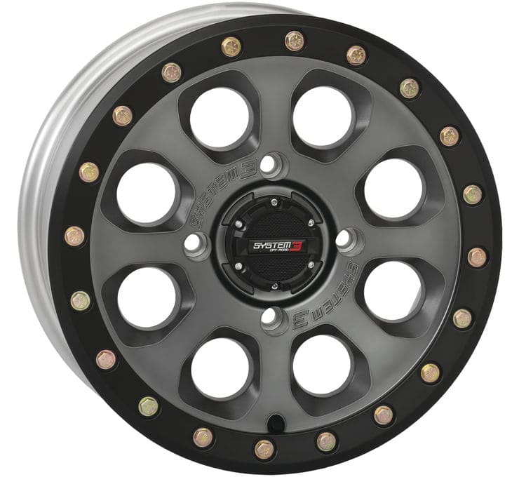 System 3 Titanium SB-7 Beadlock & System 3 ATX470 All Terrain Xtreme Wheel & Tire Kit