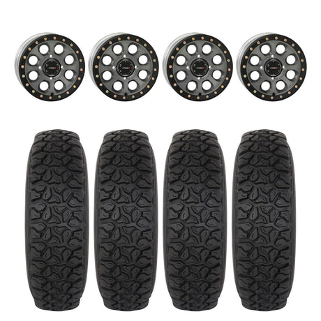 System 3 Titanium SB-7 Beadlock & System 3 DX440 Offroad Wheel & Tire Kit
