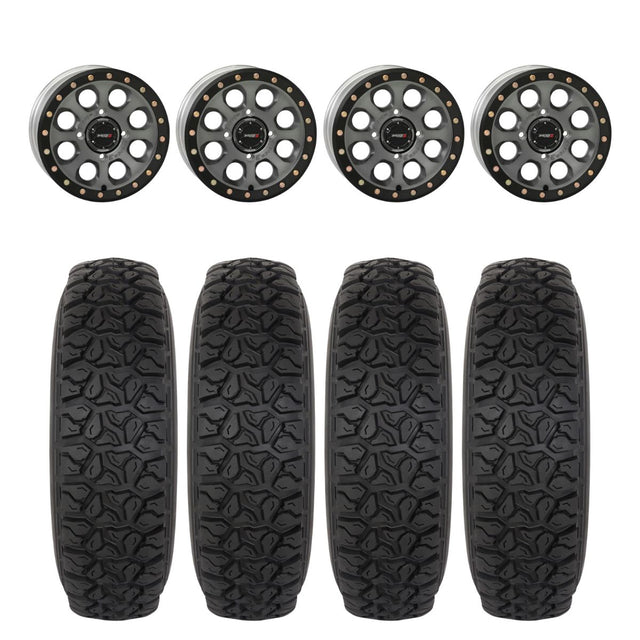 System 3 Titanium SB-7 Beadlock & System 3 DX440 Offroad Wheel & Tire Kit