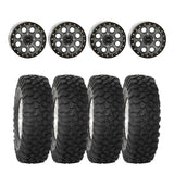 System 3 Titanium SB-7 Beadlock & System 3 Radial XC450 Wheel & Tire Kit