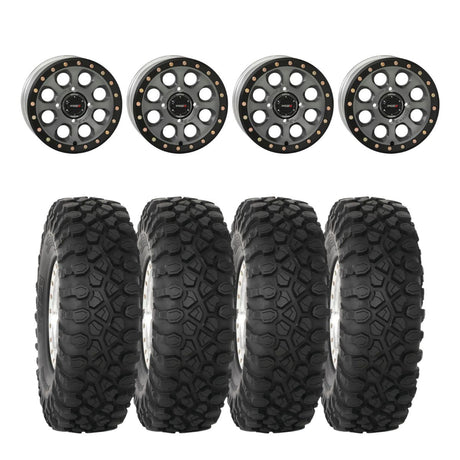 System 3 Titanium SB-7 Beadlock & System 3 Radial XC450 Wheel & Tire Kit